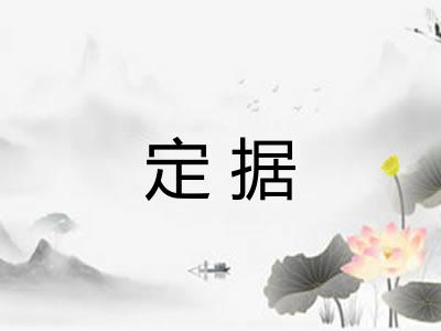 定据