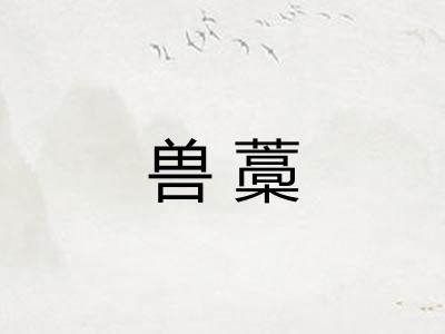 兽藁 兽藁